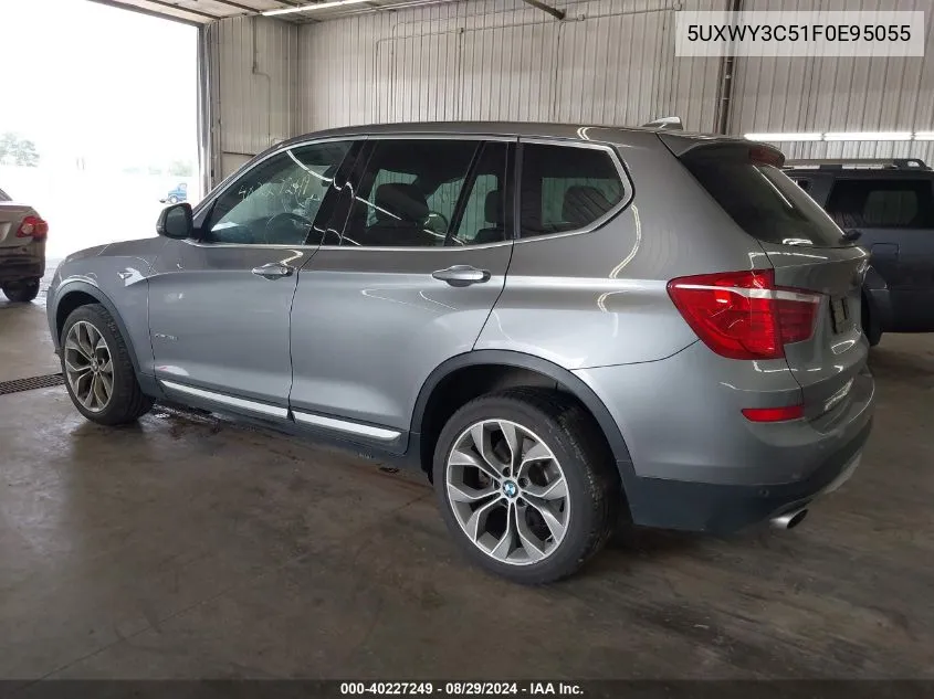 2015 BMW X3 xDrive28D VIN: 5UXWY3C51F0E95055 Lot: 40227249