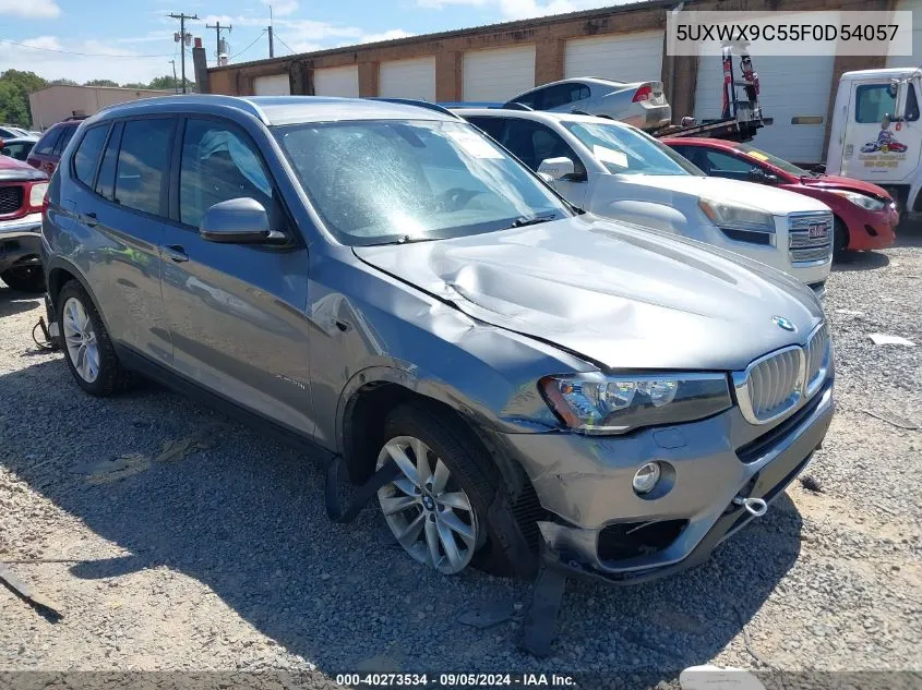 2015 BMW X3 xDrive28I VIN: 5UXWX9C55F0D54057 Lot: 40273534