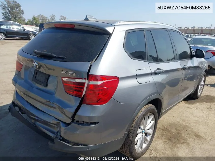 5UXWZ7C54F0M83256 2015 BMW X3 Sdrive28I