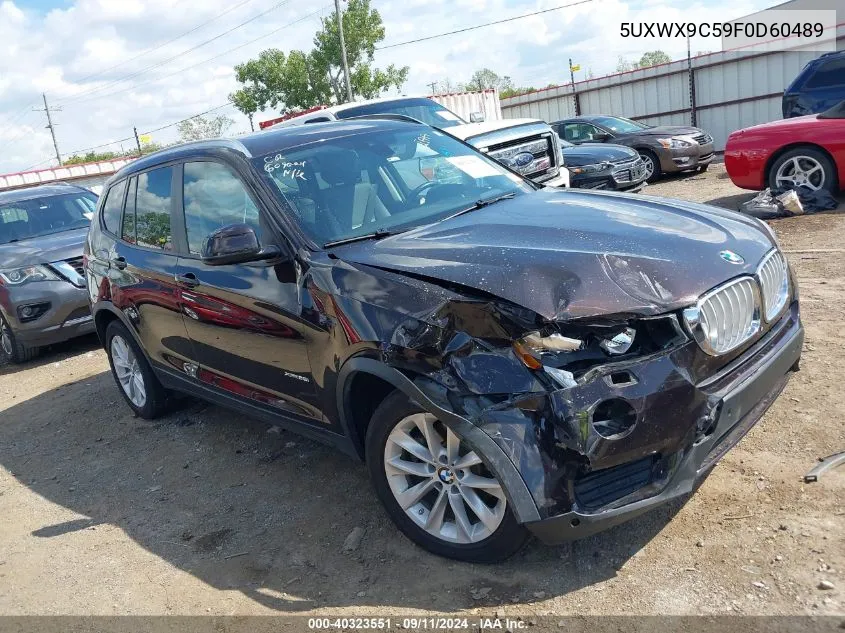 2015 BMW X3 xDrive28I VIN: 5UXWX9C59F0D60489 Lot: 40323551