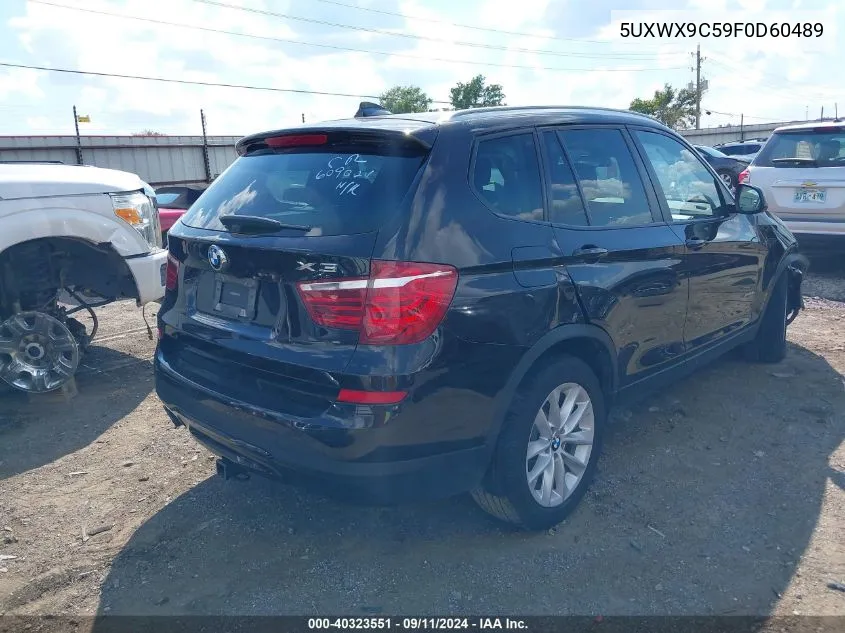 5UXWX9C59F0D60489 2015 BMW X3 xDrive28I