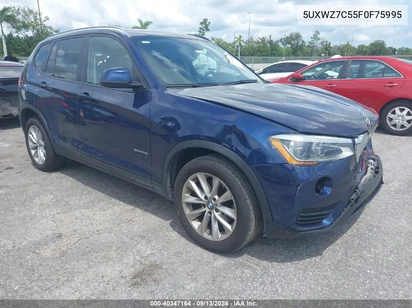 5UXWZ7C55F0F75995 2015 BMW X3 Sdrive28I