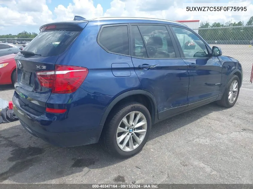 5UXWZ7C55F0F75995 2015 BMW X3 Sdrive28I