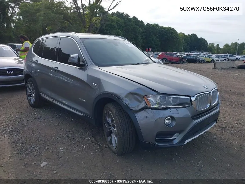 5UXWX7C56F0K34270 2015 BMW X3 xDrive35I