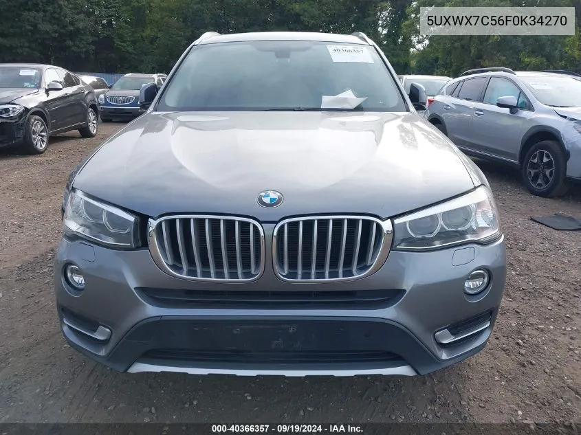 5UXWX7C56F0K34270 2015 BMW X3 xDrive35I