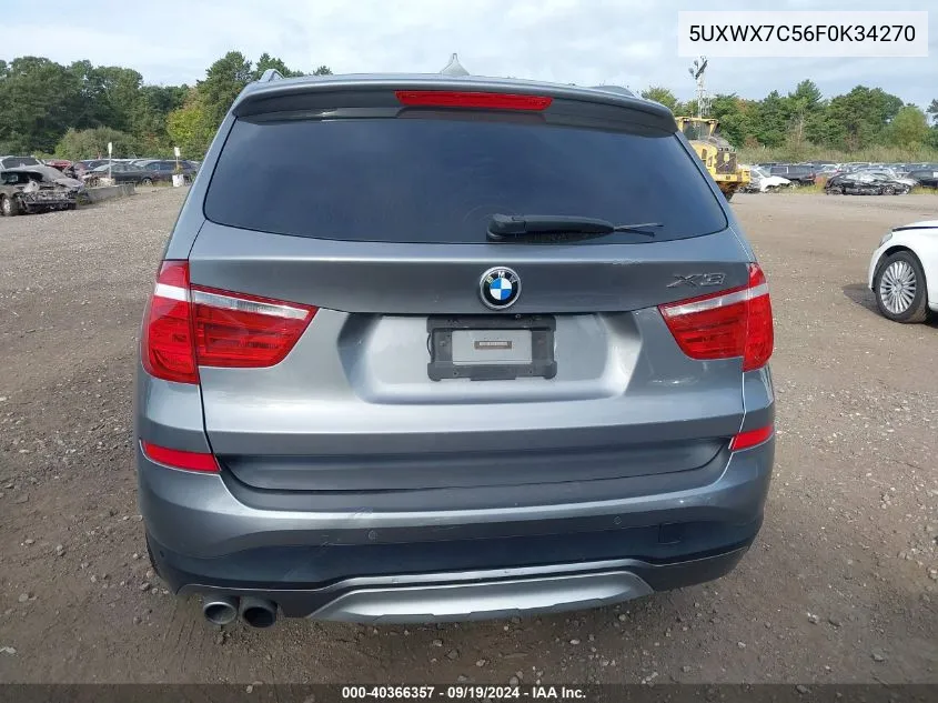 5UXWX7C56F0K34270 2015 BMW X3 xDrive35I