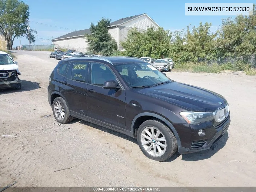 5UXWX9C51F0D57330 2015 BMW X3 xDrive28I