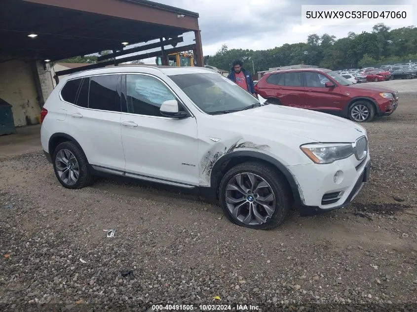 5UXWX9C53F0D47060 2015 BMW X3 xDrive28I