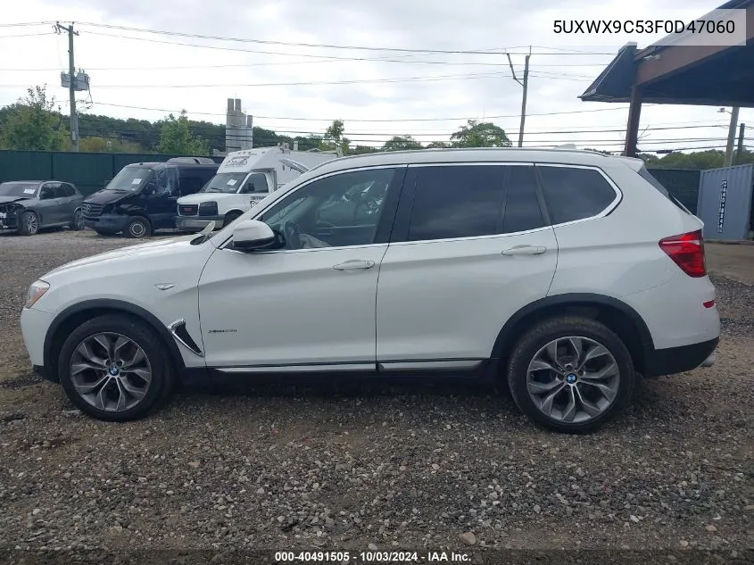 5UXWX9C53F0D47060 2015 BMW X3 xDrive28I