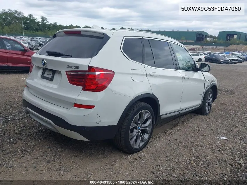 5UXWX9C53F0D47060 2015 BMW X3 xDrive28I