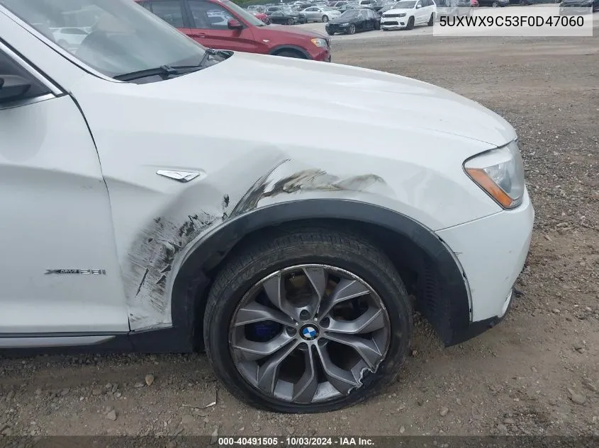 5UXWX9C53F0D47060 2015 BMW X3 xDrive28I