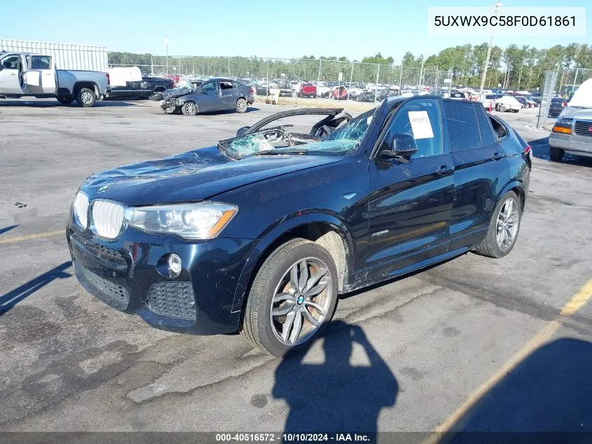 2015 BMW X3 xDrive28I VIN: 5UXWX9C58F0D61861 Lot: 40516572