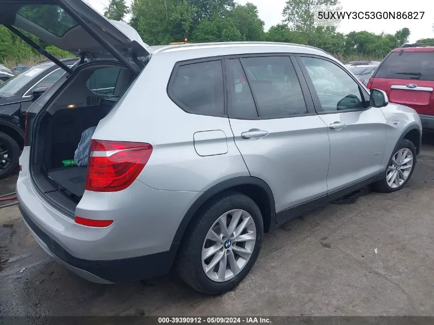 5UXWY3C53G0N86827 2016 BMW X3 xDrive28D