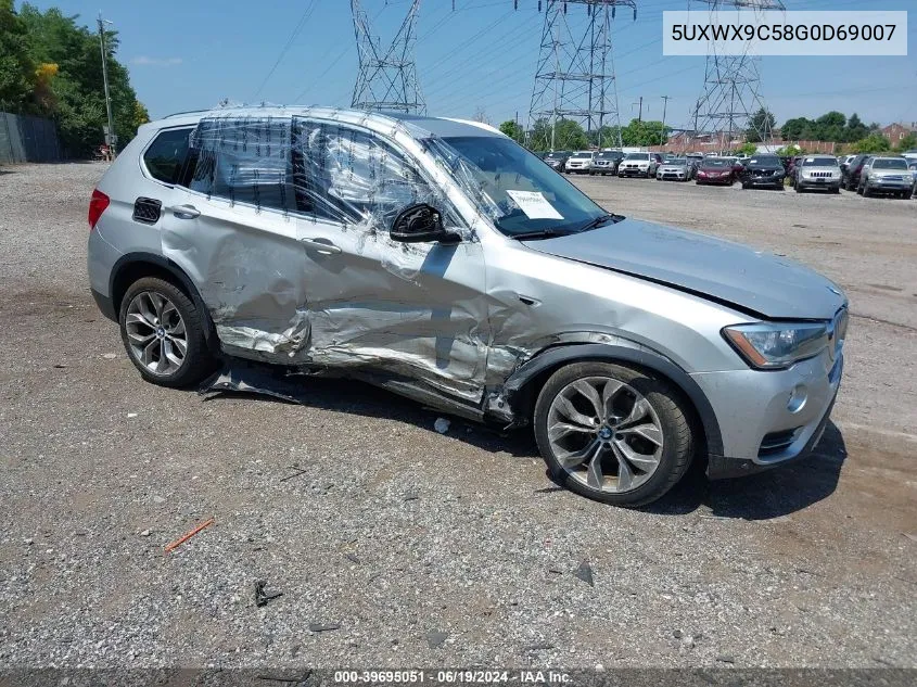 2016 BMW X3 xDrive28I VIN: 5UXWX9C58G0D69007 Lot: 39695051