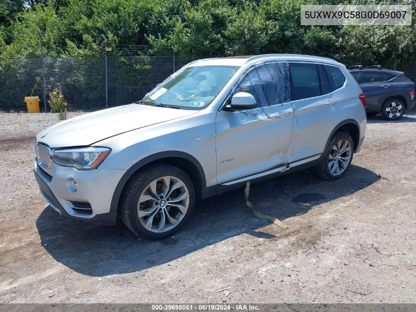 2016 BMW X3 xDrive28I VIN: 5UXWX9C58G0D69007 Lot: 39695051