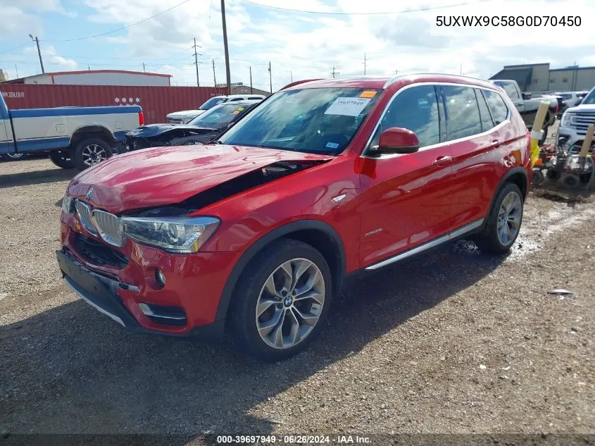 5UXWX9C58G0D70450 2016 BMW X3 xDrive28I