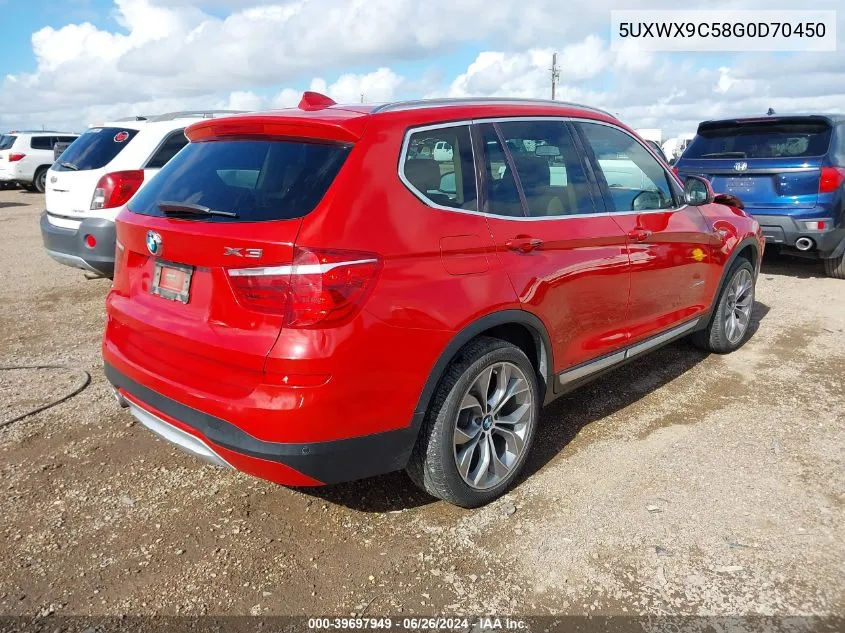 5UXWX9C58G0D70450 2016 BMW X3 xDrive28I