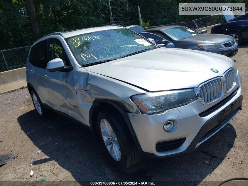 2016 BMW X3 xDrive28I VIN: 5UXWX9C50G0D73844 Lot: 39768936