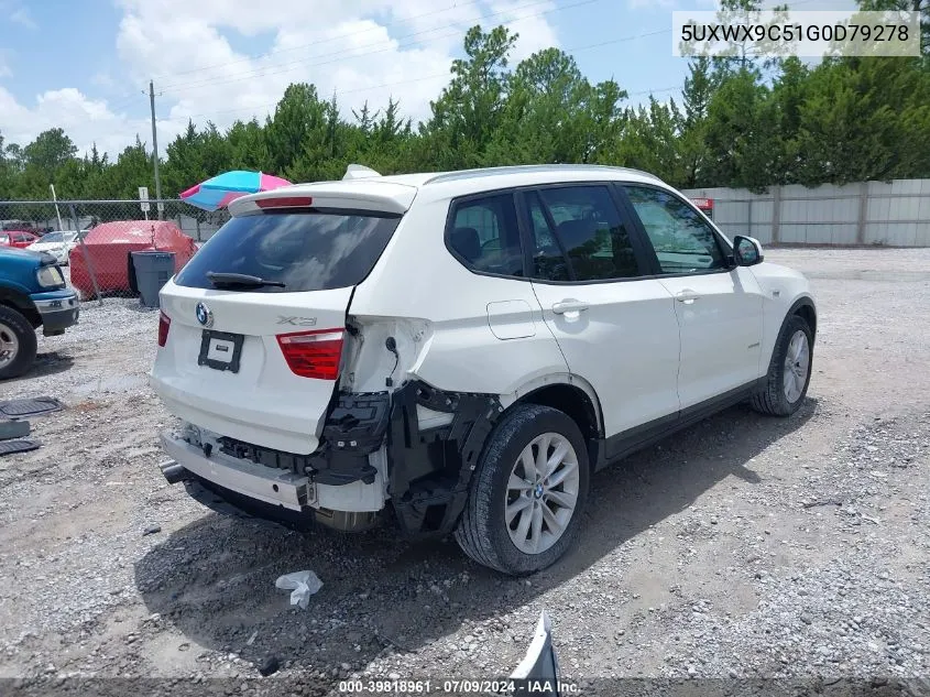 5UXWX9C51G0D79278 2016 BMW X3 xDrive28I