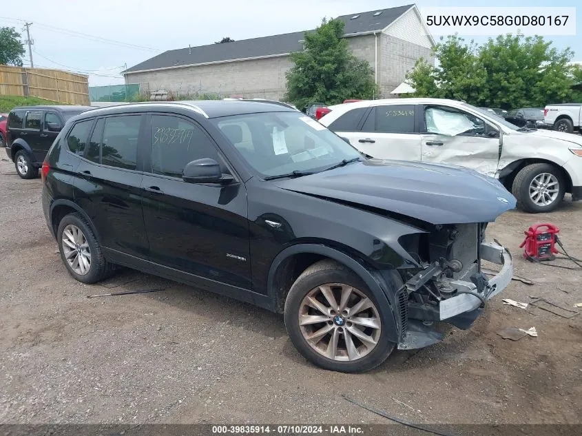 5UXWX9C58G0D80167 2016 BMW X3 xDrive28I