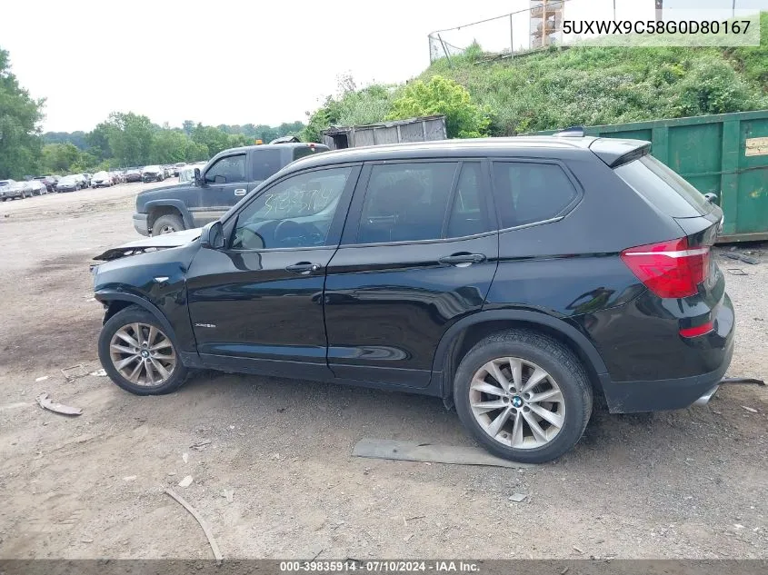 5UXWX9C58G0D80167 2016 BMW X3 xDrive28I