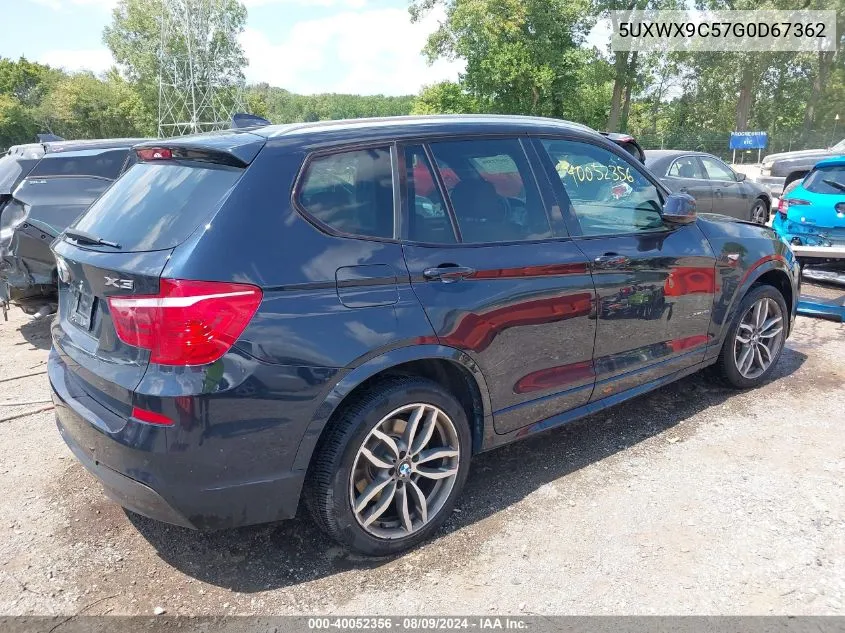 2016 BMW X3 xDrive28I VIN: 5UXWX9C57G0D67362 Lot: 40052356