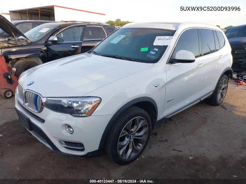 5UXWX9C52G0D93996 2016 BMW X3 xDrive28I