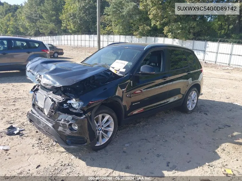 2016 BMW X3 xDrive28I VIN: 5UXWX9C54G0D89142 Lot: 40134868