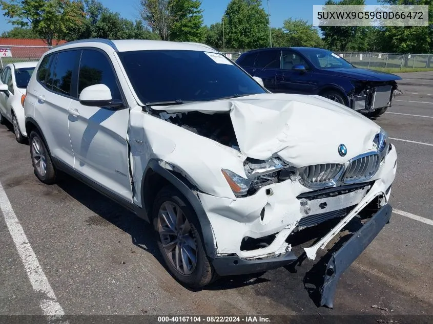 2016 BMW X3 xDrive28I VIN: 5UXWX9C59G0D66472 Lot: 40167104