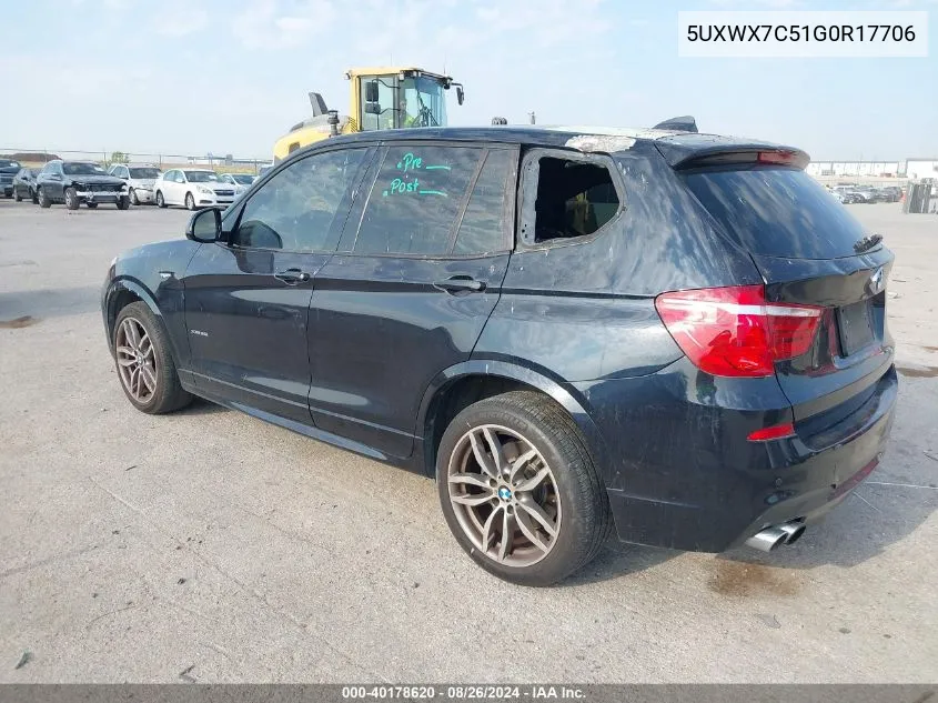 5UXWX7C51G0R17706 2016 BMW X3 xDrive35I