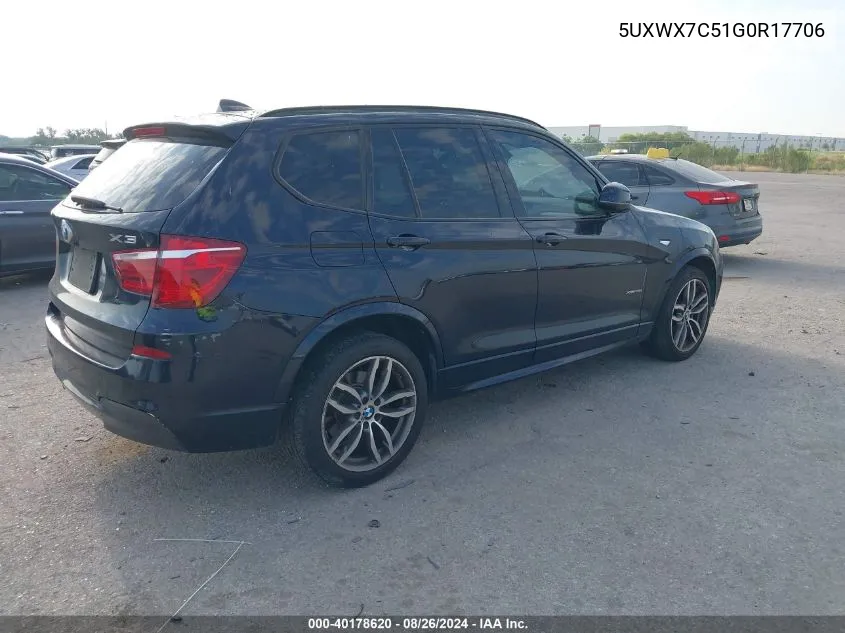 5UXWX7C51G0R17706 2016 BMW X3 xDrive35I