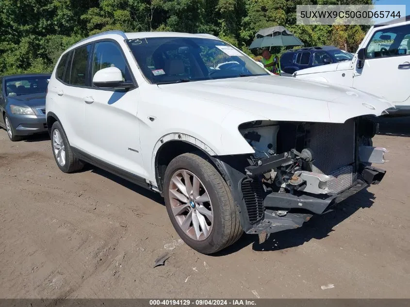 2016 BMW X3 xDrive28I VIN: 5UXWX9C50G0D65744 Lot: 40194129