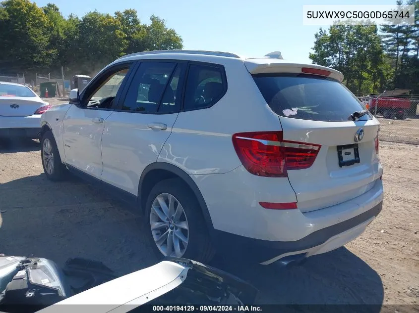 5UXWX9C50G0D65744 2016 BMW X3 xDrive28I