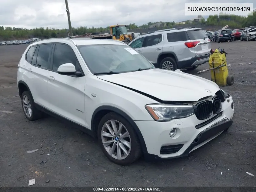 2016 BMW X3 xDrive28I VIN: 5UXWX9C54G0D69439 Lot: 40228914