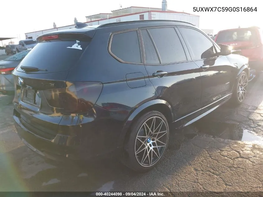 2016 BMW X3 xDrive35I VIN: 5UXWX7C59G0S16864 Lot: 40244098