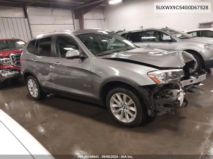 2016 BMW X3 xDrive28I VIN: 5UXWX9C54G0D67528 Lot: 40249843