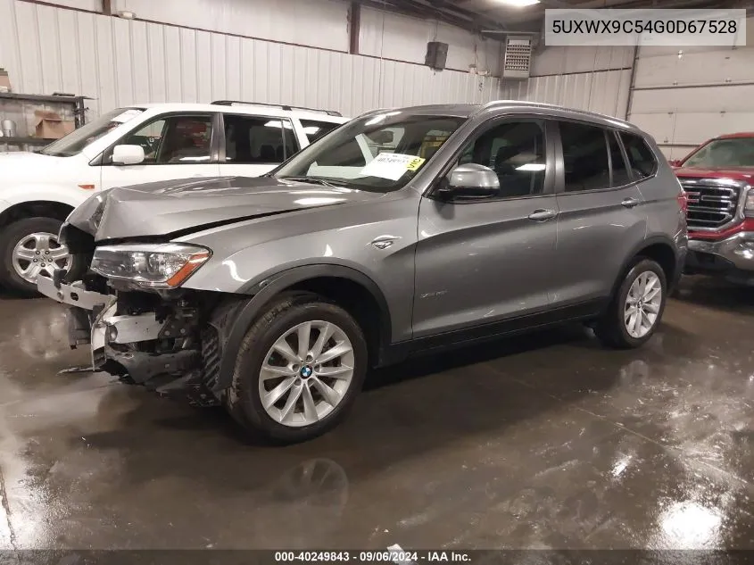 2016 BMW X3 xDrive28I VIN: 5UXWX9C54G0D67528 Lot: 40249843