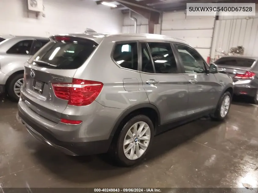 2016 BMW X3 xDrive28I VIN: 5UXWX9C54G0D67528 Lot: 40249843