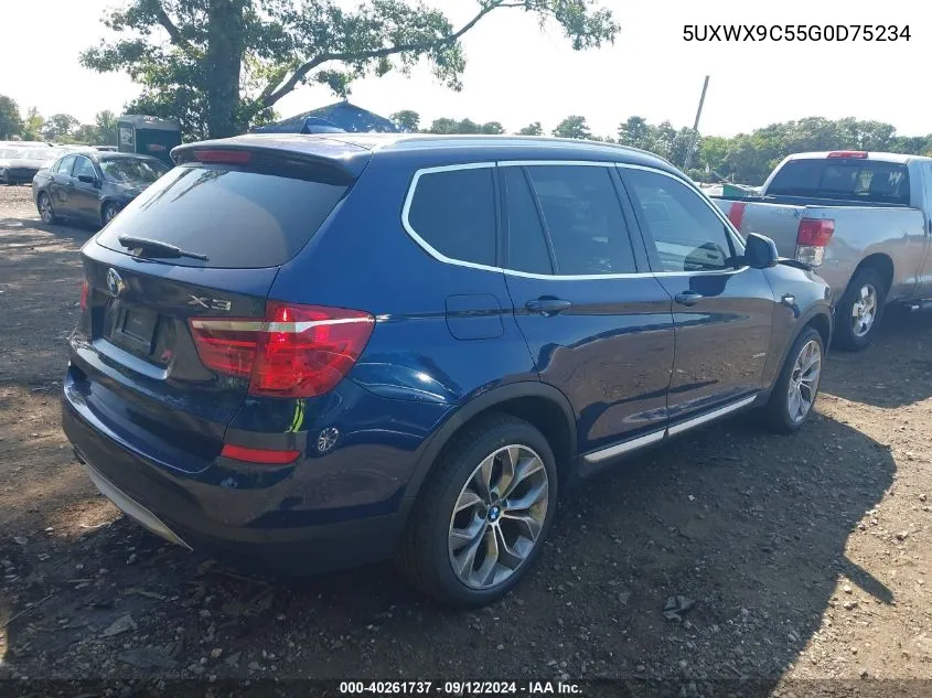 5UXWX9C55G0D75234 2016 BMW X3 xDrive28I