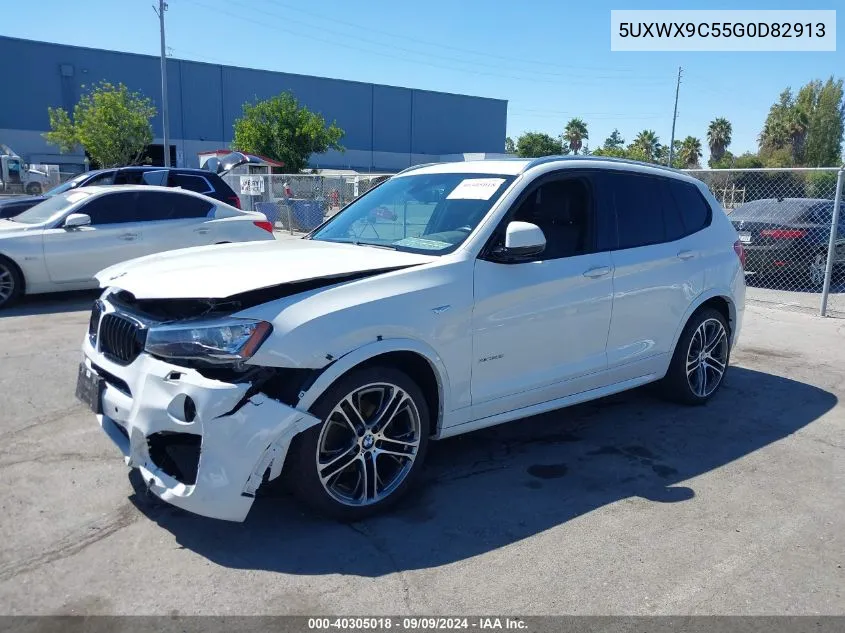 2016 BMW X3 xDrive28I VIN: 5UXWX9C55G0D82913 Lot: 40305018