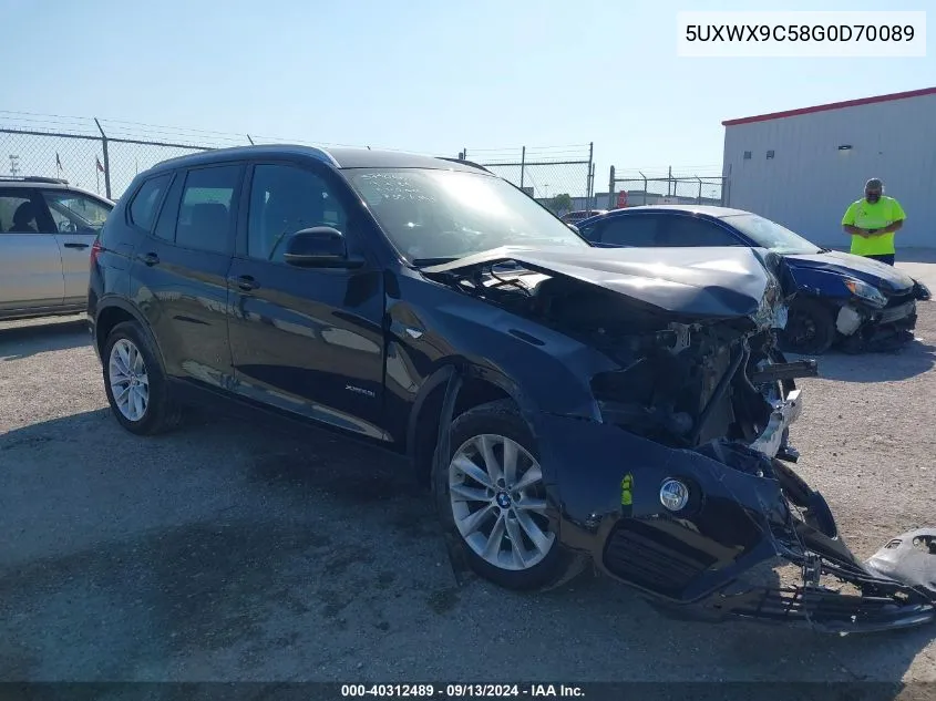 5UXWX9C58G0D70089 2016 BMW X3 xDrive28I