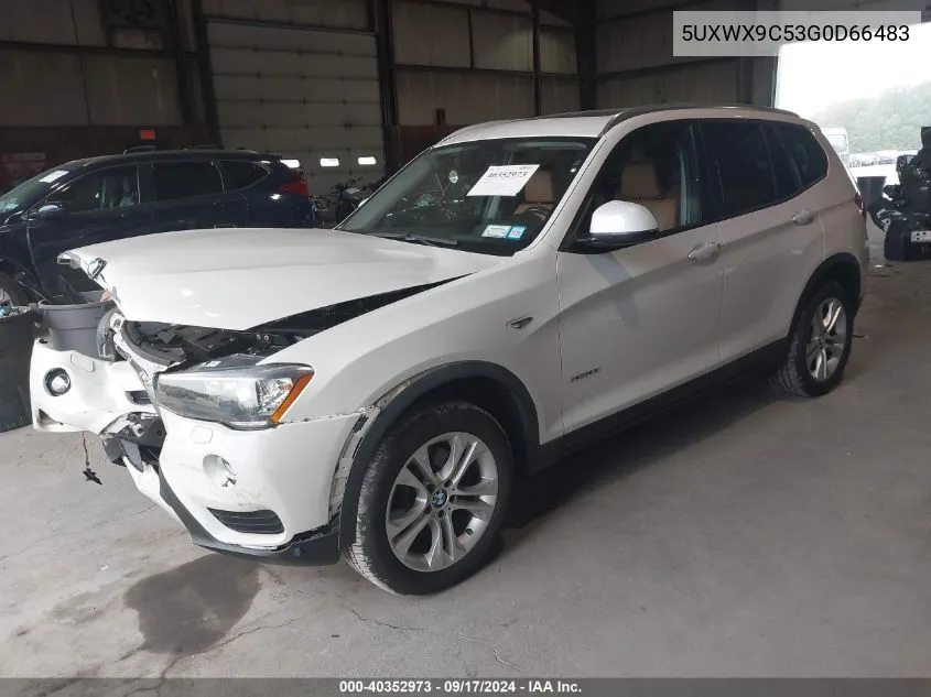 5UXWX9C53G0D66483 2016 BMW X3 xDrive28I