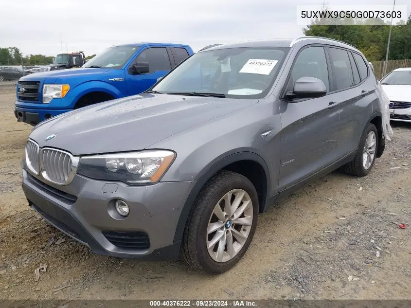 5UXWX9C50G0D73603 2016 BMW X3 xDrive28I