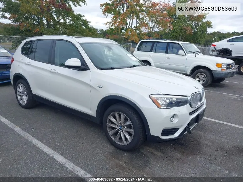 2016 BMW X3 xDrive28I VIN: 5UXWX9C56G0D63609 Lot: 40409092