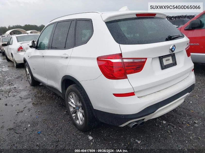 2016 BMW X3 xDrive28I VIN: 5UXWX9C54G0D65066 Lot: 40417809