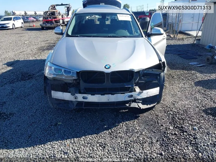 2016 BMW X3 xDrive28I VIN: 5UXWX9C53G0D71313 Lot: 40453474