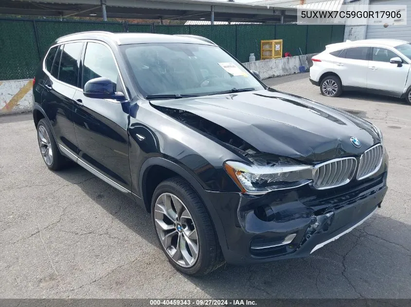 5UXWX7C59G0R17906 2016 BMW X3 xDrive35I