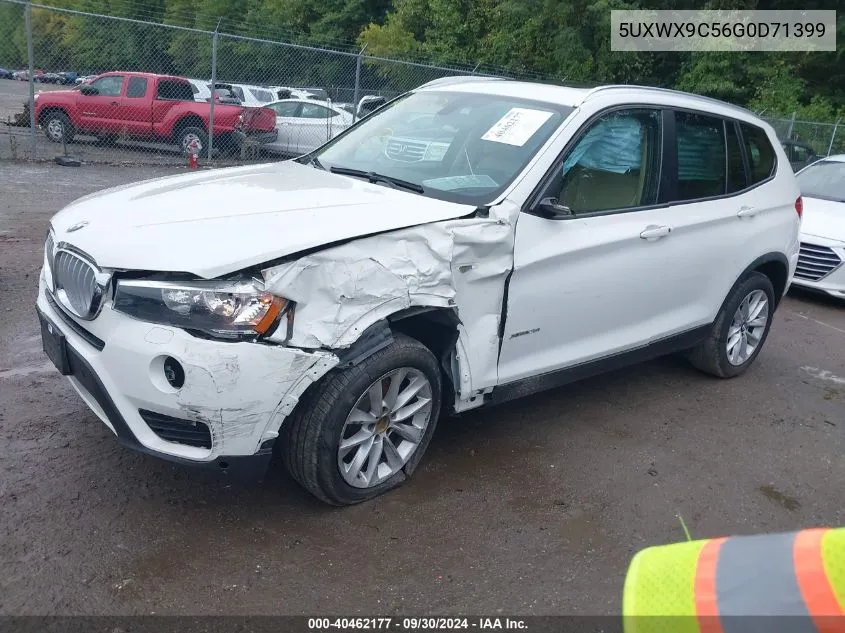 2016 BMW X3 xDrive28I VIN: 5UXWX9C56G0D71399 Lot: 40462177