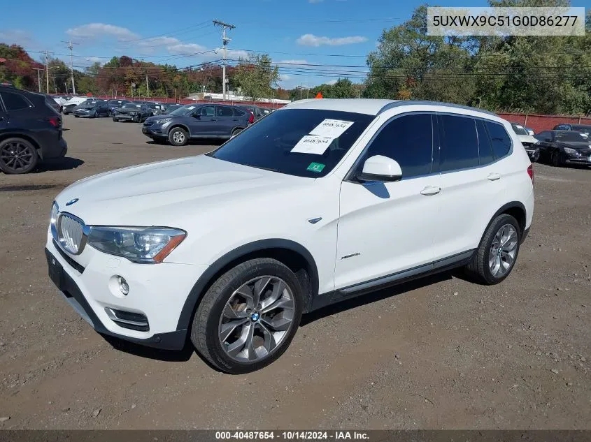 5UXWX9C51G0D86277 2016 BMW X3 xDrive28I