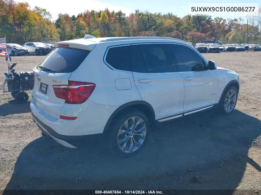 5UXWX9C51G0D86277 2016 BMW X3 xDrive28I